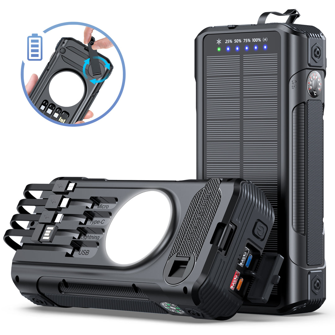 Multifunctional Solar Powerbank with LED Display Bowlift