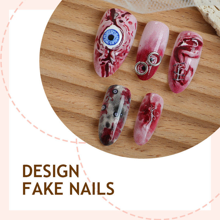 Creative nail art set with artistic accents and sparkling details Bowlift
