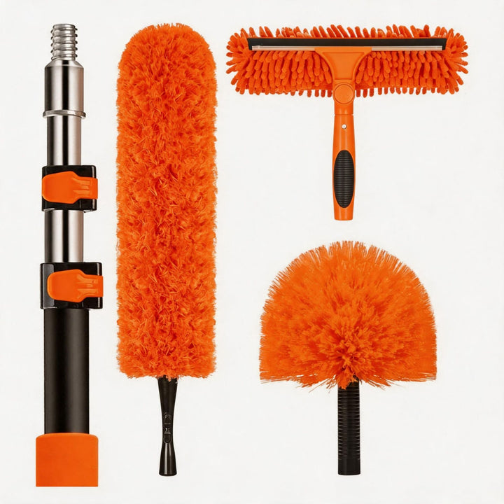 High-Performance Cleaning Kit with Adjustable Pole Bowlift