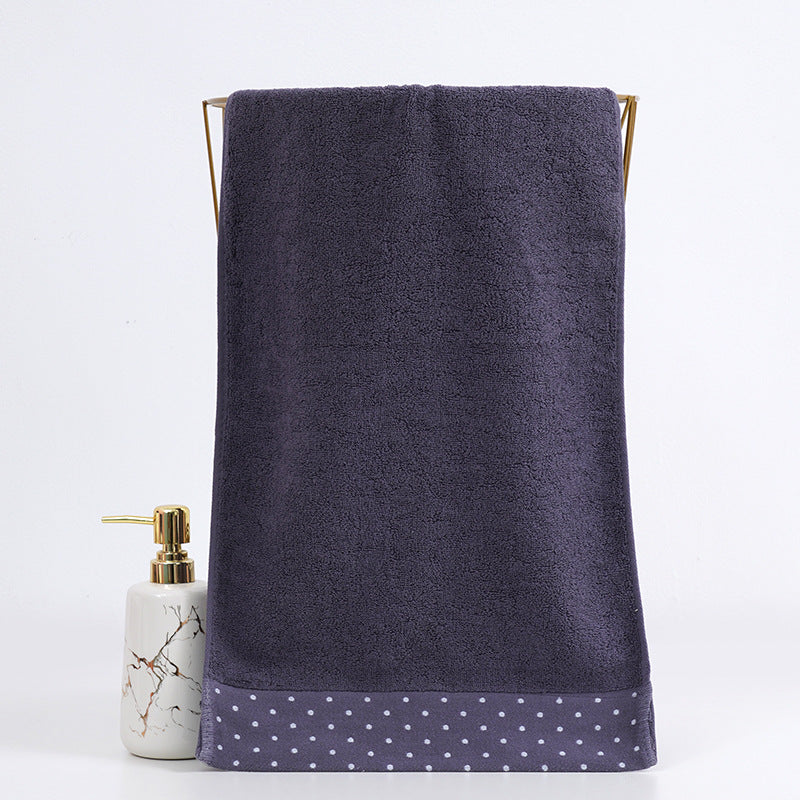 Terry Towel With Stylish Polka Dot Design Bowlift