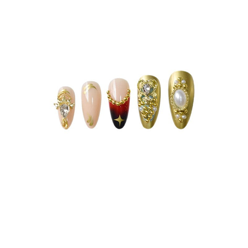 Artistic 3D Decorative Press-On Nails Bowlift