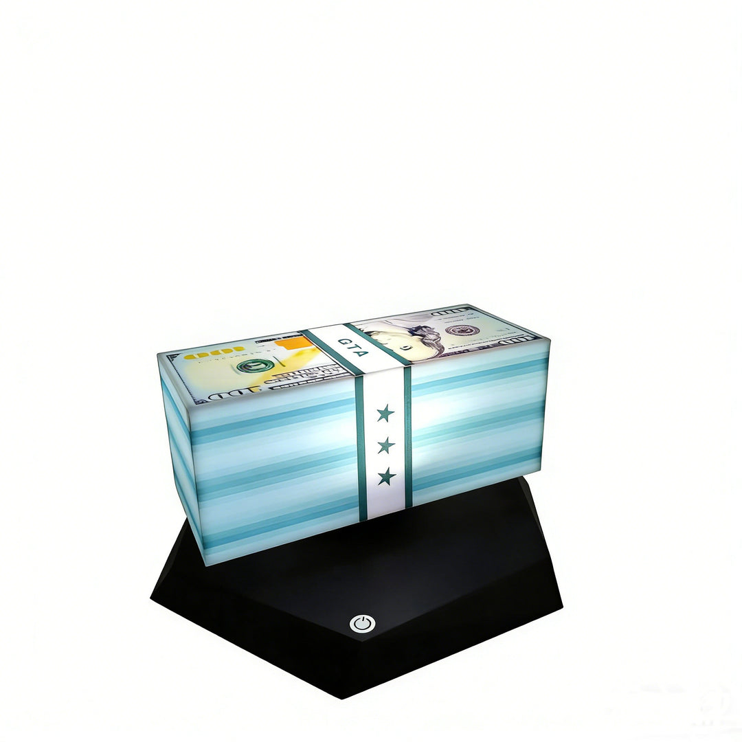 Banknote LED Illusion Night Light with Touch-Dimmable Base Bowlift