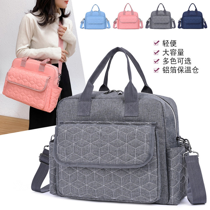 Multifunctional Quilted Laptop Tote Bowlift