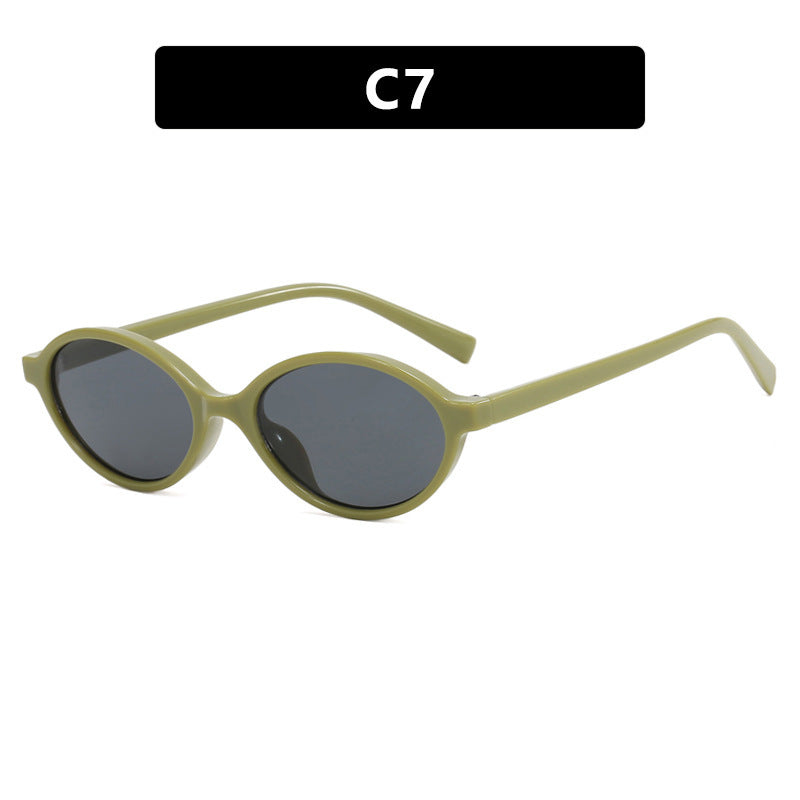 Ladies fashionable sunglasses with unique oval design Bowlift