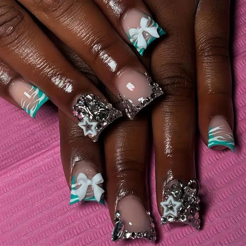 Decorative 3D Nail Art Extensions Bowlift