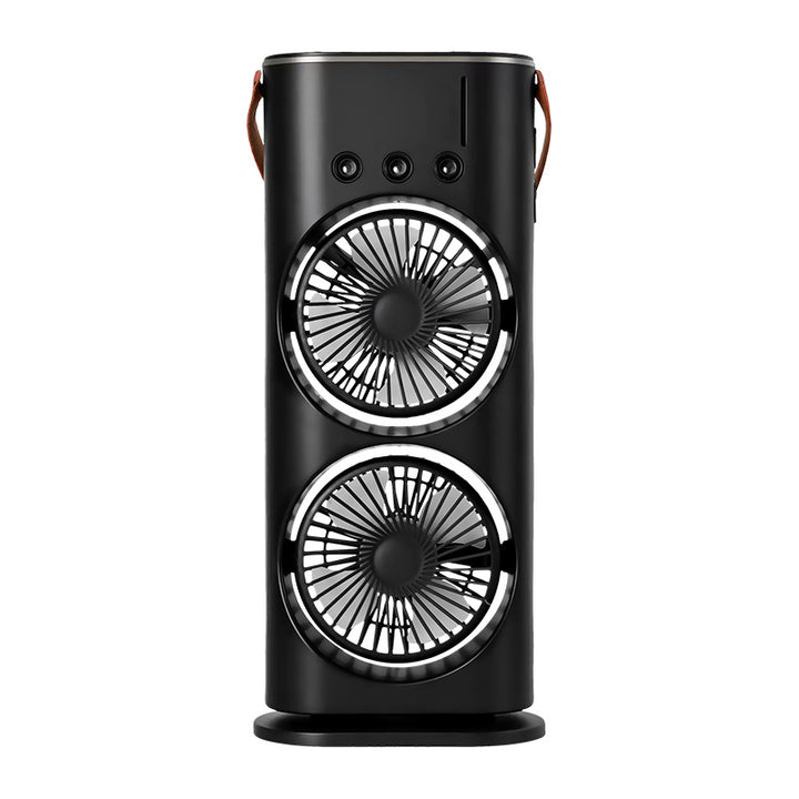Ladies table fan with innovative dual-flow system Bowlift