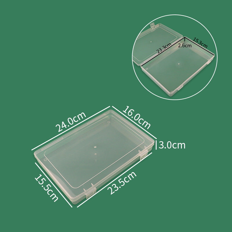 Multi-Purpose Transparent Craft Storage Box Bowlift