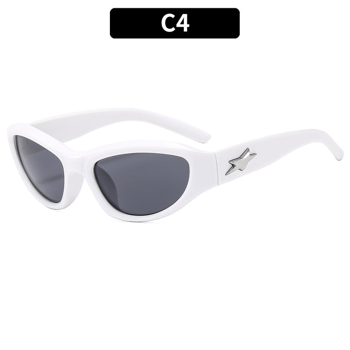 Stylish Angular Cat-Eye Sunglasses