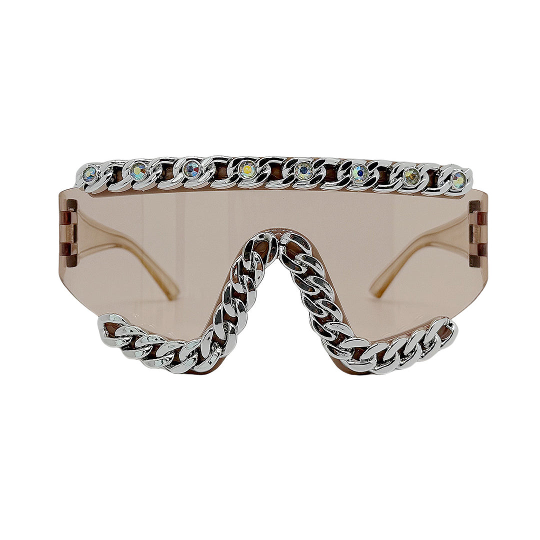 Ladies Fashion Sunglasses with Glamorous Crystal Embellishments Bowlift