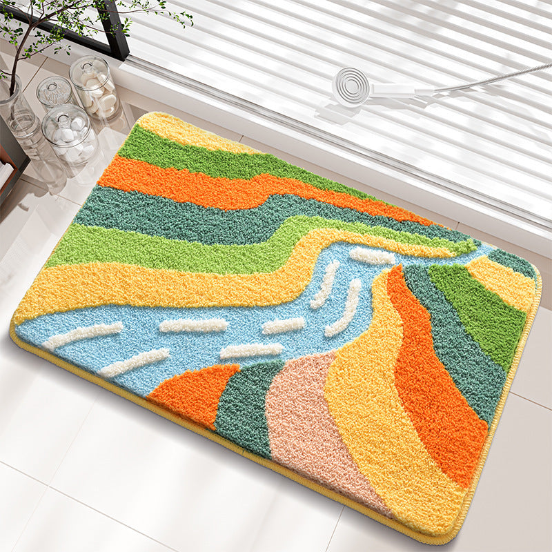 Coastal-Themed Memory Foam Bath Mat