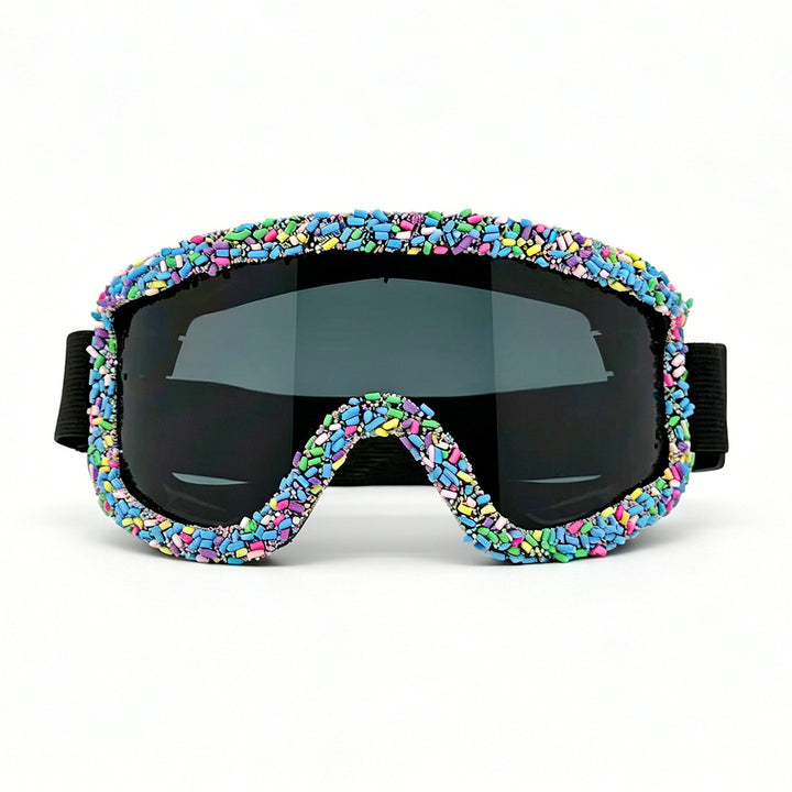 Women's ski goggles in creative design with colorful accents Bowlift