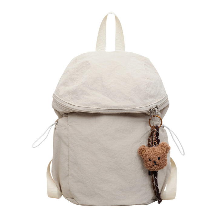 Casual Soft Fabric Backpack Bowlift