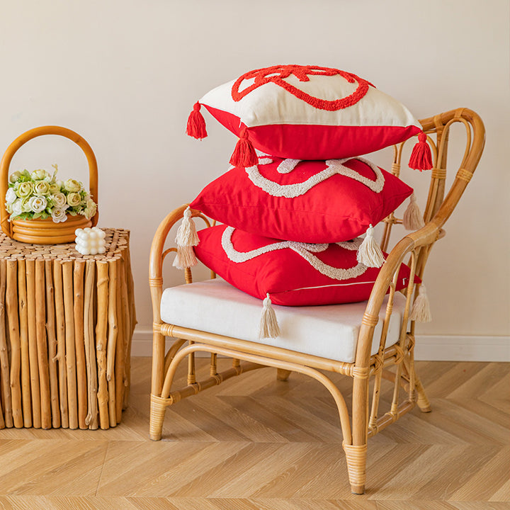 Decorative Bohemian-Style Cushion