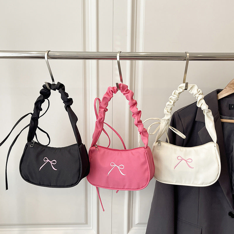 WoElegant Bow-Embellished Crossbody Bag Bowlift