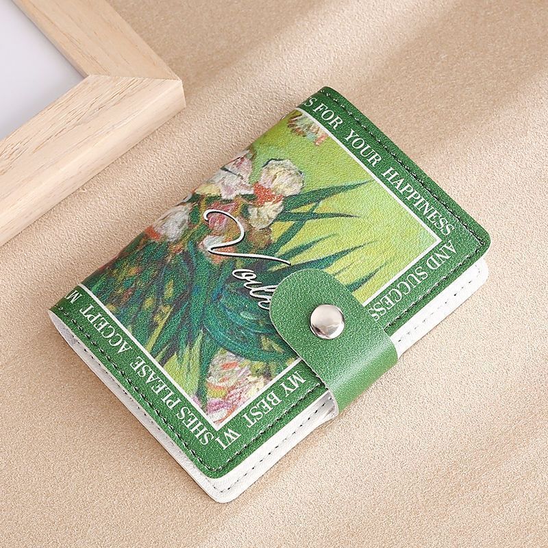 Elegant Rose Print Wallet Bowlift