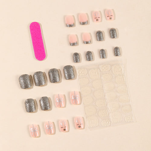 Festive Holiday Nail Art Design Bowlift