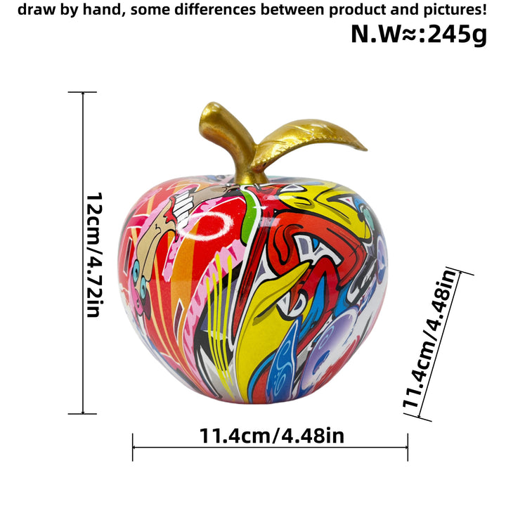 Decorative apple figure with artistic design Bowlift