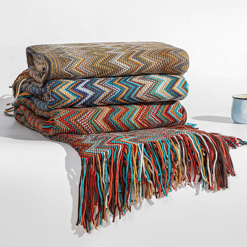 Cozy Knit Throw Blanket