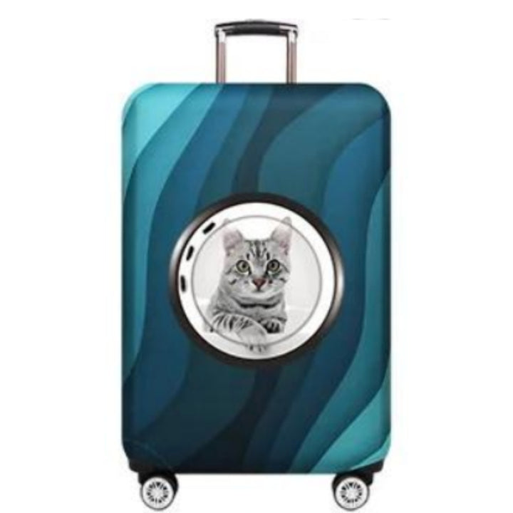 Women's Hard Shell Suitcase with Creative Animal Design Bowlift