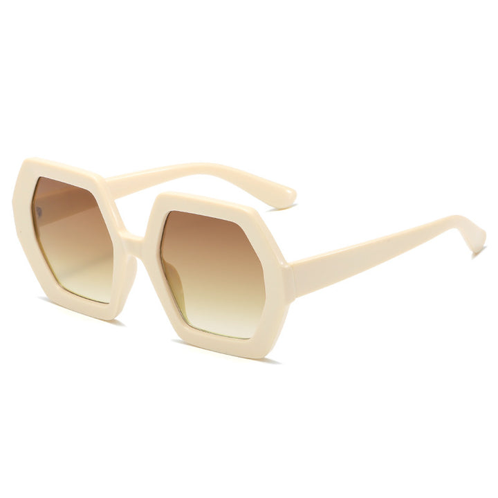 Ladies hexagonal sunglasses with comfortable frame Bowlift