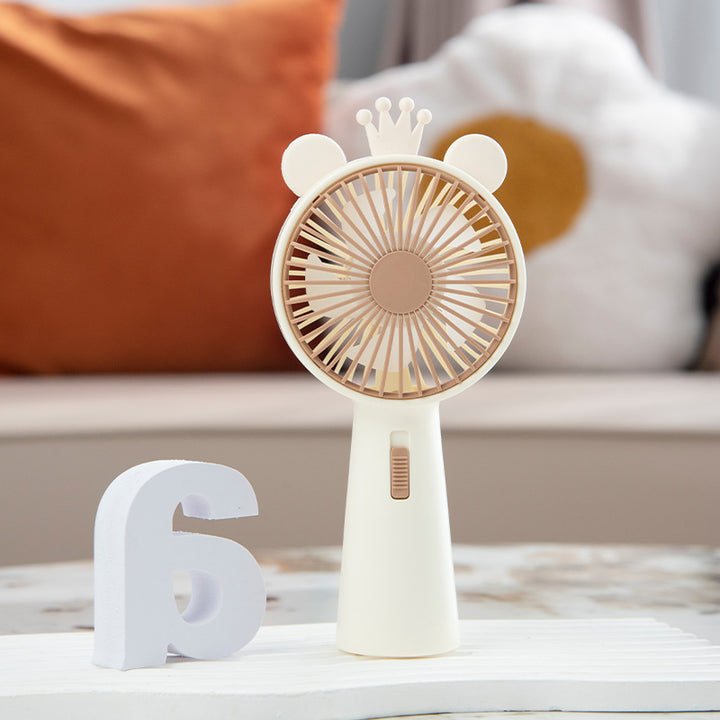 Creative Rabbit Ears Handheld Fan Bowlift