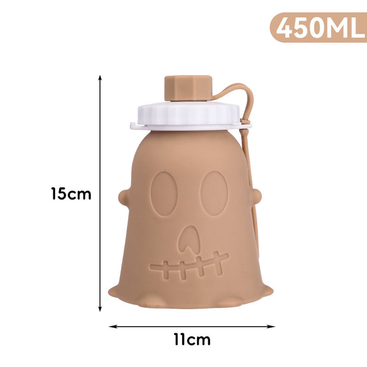Women Creative Silicone Water Bottle Bowlift