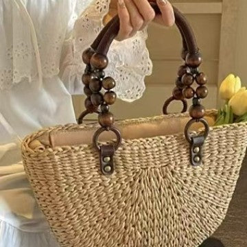 Trendy Braided Handbag Bowlift