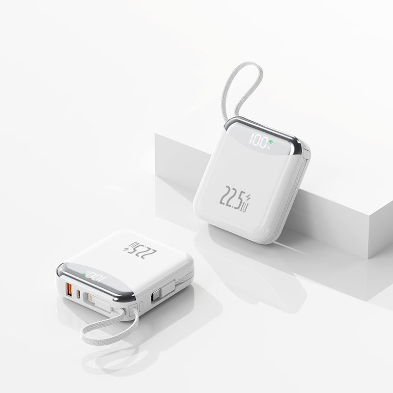 Compact fast-charging power bank with LED display Bowlift