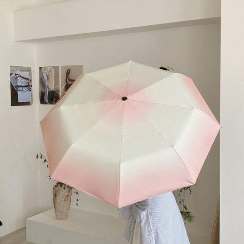 Women Folding Umbrella Bowlift
