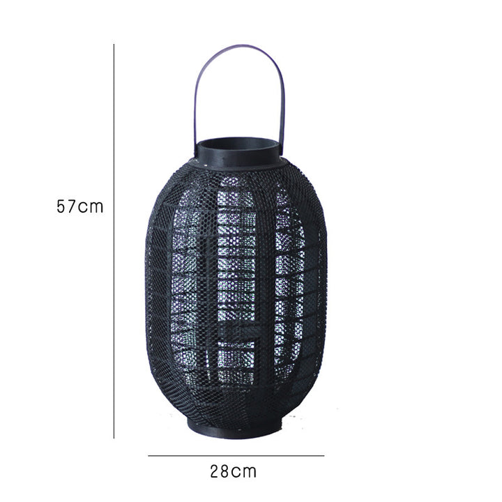 Decorative metal lantern with handle Bowlift