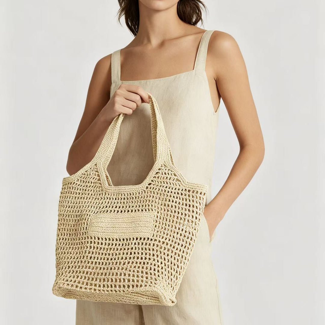 Net shopping bag with ergonomic handles Bowlift