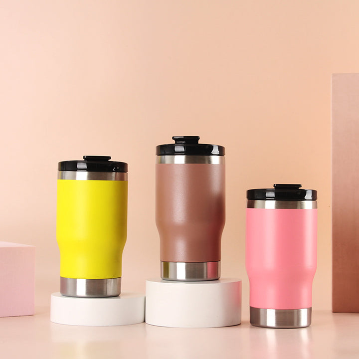 Women Insulated Coffee Mug with non-slip silicone base Bowlift