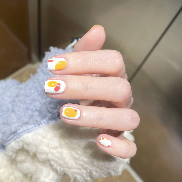 Artful Nail Art with Colorful Accents Bowlift