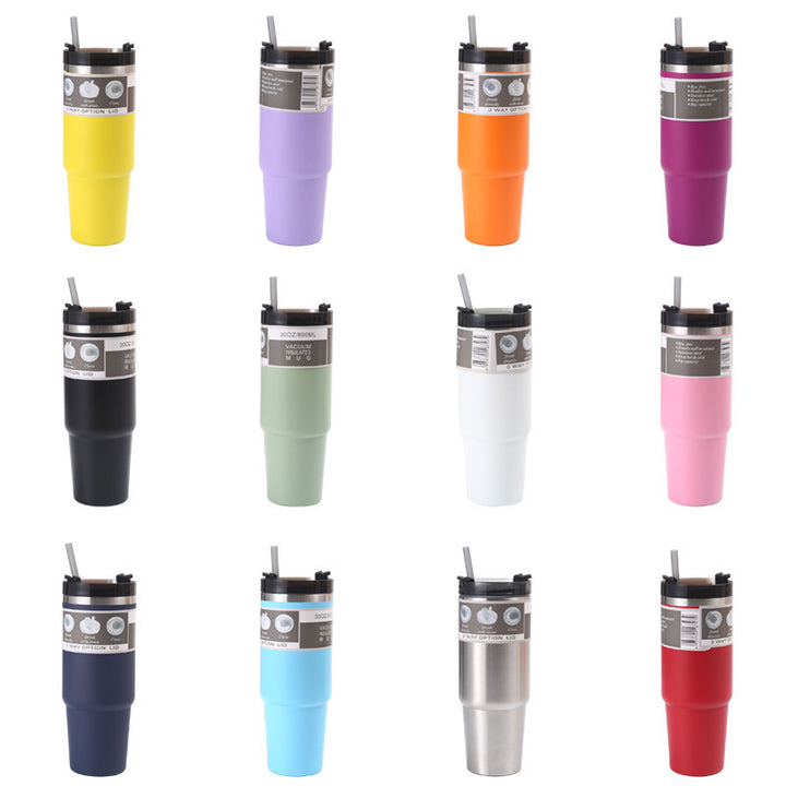 Women's thermos mug with 3-in-1 lid Bowlift
