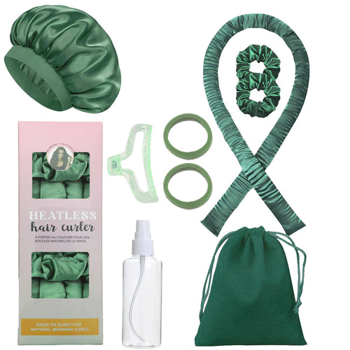 Heatless Curling Set with Headband and Accessories