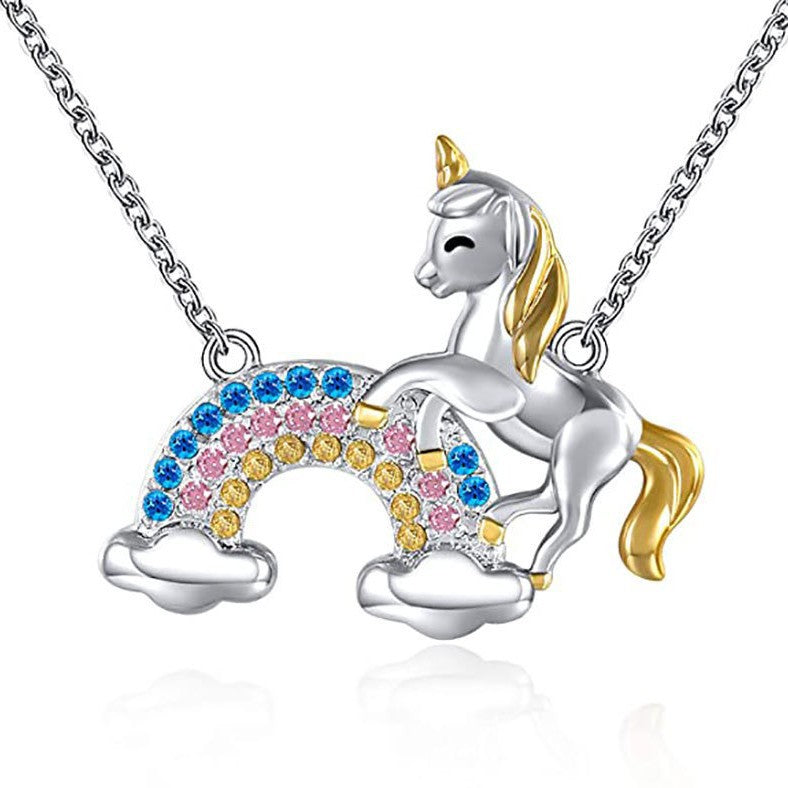Playful Cat-Themed Jewelry Pendant Necklace Bowlift