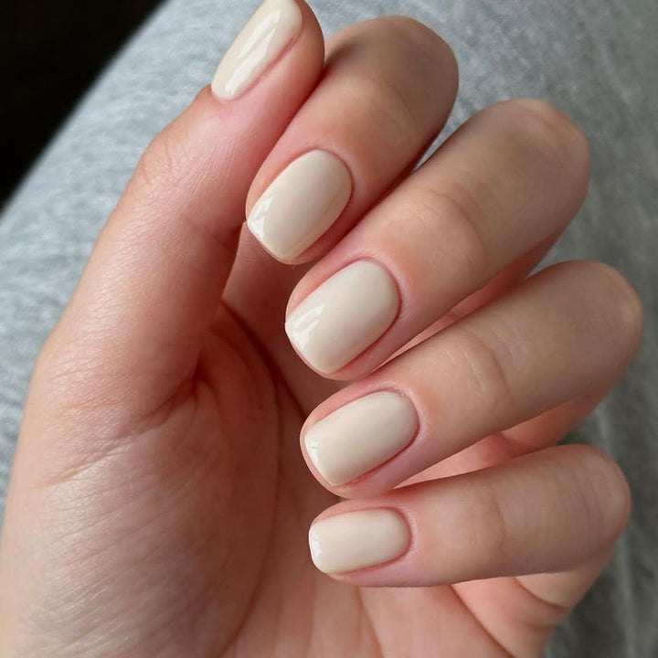 Artful Nail Extensions with Elegant Glossy Finish Bowlift