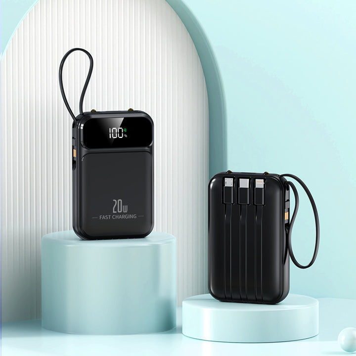 Portable Power Bank with Digital Display by Bowlift