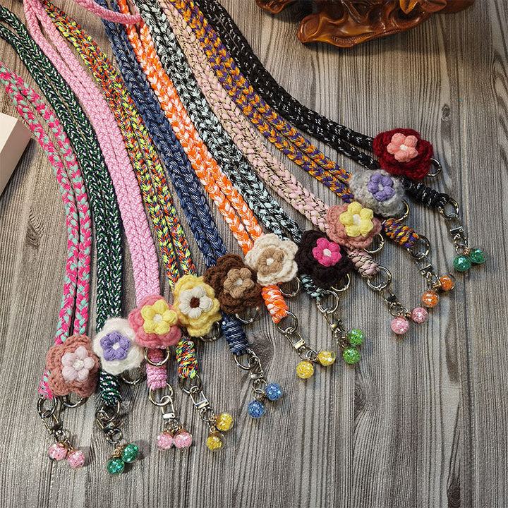 Decorative Braided Pet Leash Bowlift