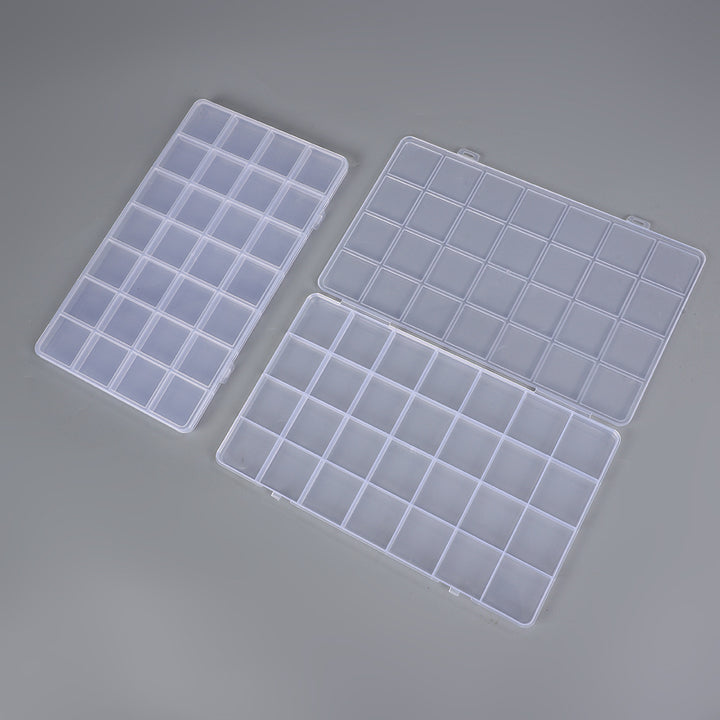 Clear Multi-Section Craft Supply Storage Case Bowlift