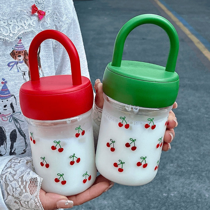 Ladies eco-friendly water bottle with practical carrying handle Bowlift