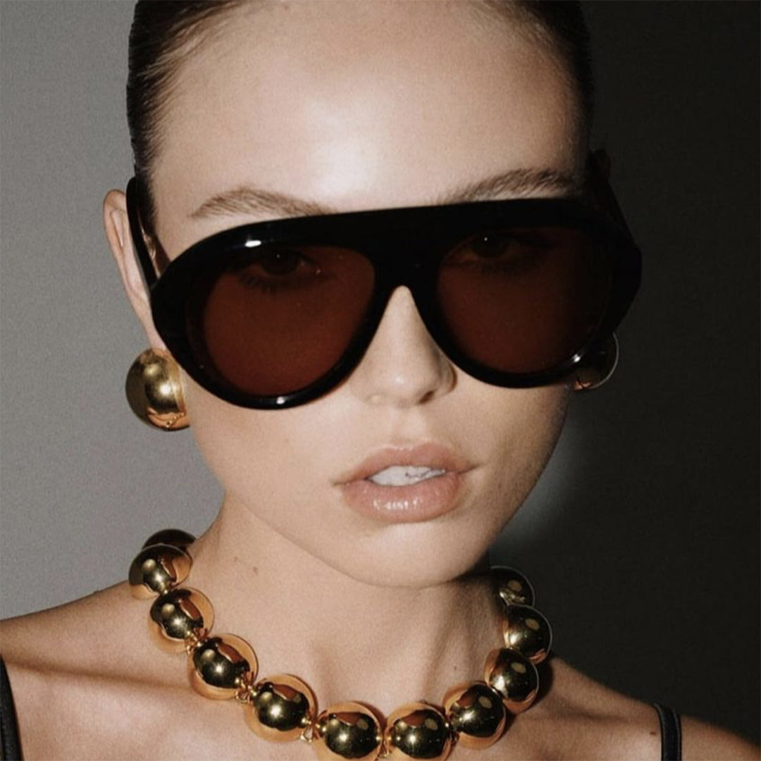 Women's oversized sunglasses with stylish design and protective UV filter Bowlift