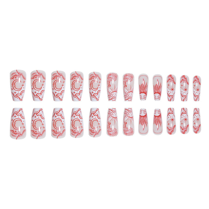 Artistic Long Press-On Nail Extensions Bowlift 1787913911