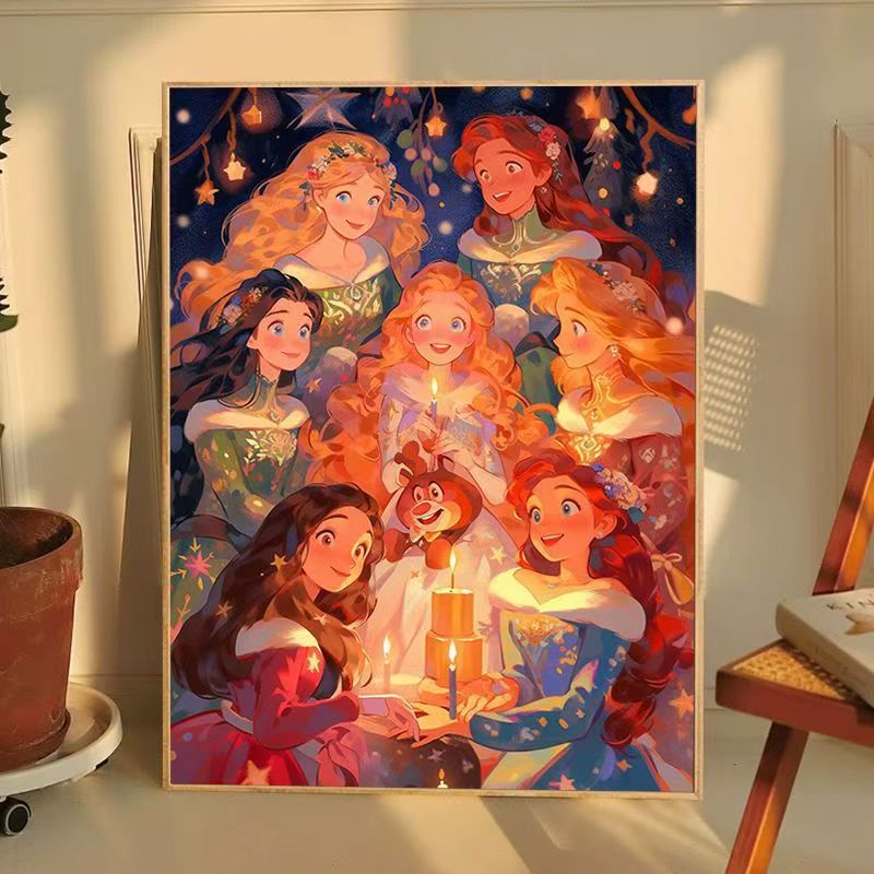 Enchanted Storybook Princess Wall Art Bowlift