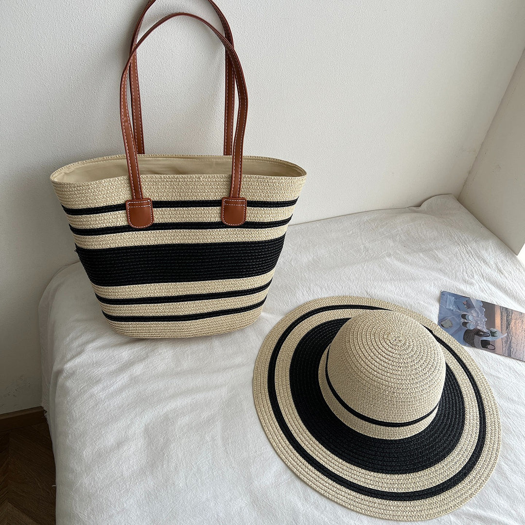 Fashionable Tote Bag Made of Braided Material Bowlift
