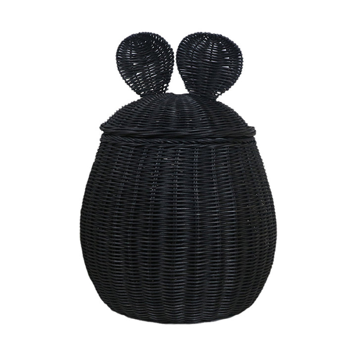 Playful storage basket with lid and ear design Bowlift