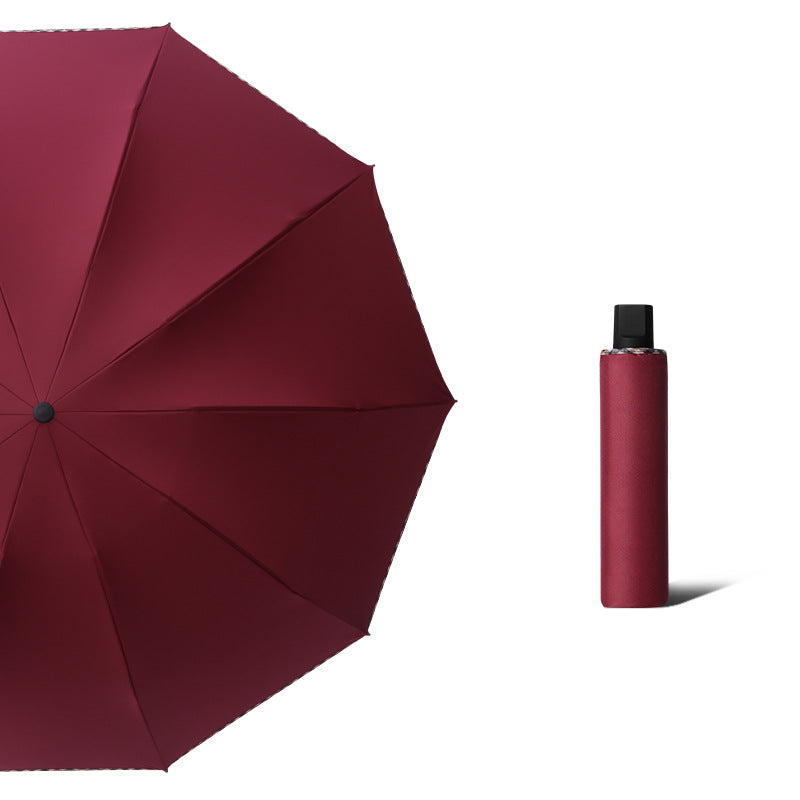 Women Ultra-Light Folding Umbrella with Sturdy Frame Bowlift
