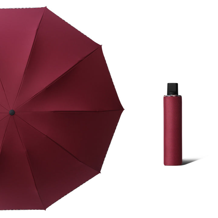 Women Ultra-Light Folding Umbrella with Sturdy Frame Bowlift