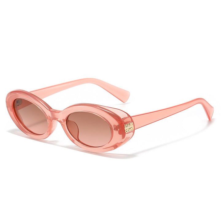 Statement Oval Frame Sunglasses Bowlift