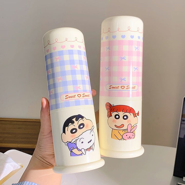 Toothbrush holder with creative cartoon design Bowlift